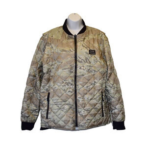 B0 Auth SAVAGE TACTICIANS Reversible Lightweight Quilted Camouflage Jacket Sz XL